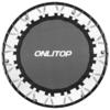 Батут ONLYTOP, d=91 см, цвет серый