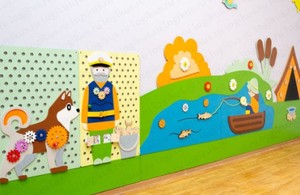 Развивающая панель "Лето в деревне: Рыбалка"