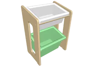 Система хранения № 1 с контейнерами 54x39x27 см