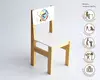 Стул детский деревянный для музыкального зала СКРИПИЧНЫЙ КЛЮЧ 2 ростовая группа